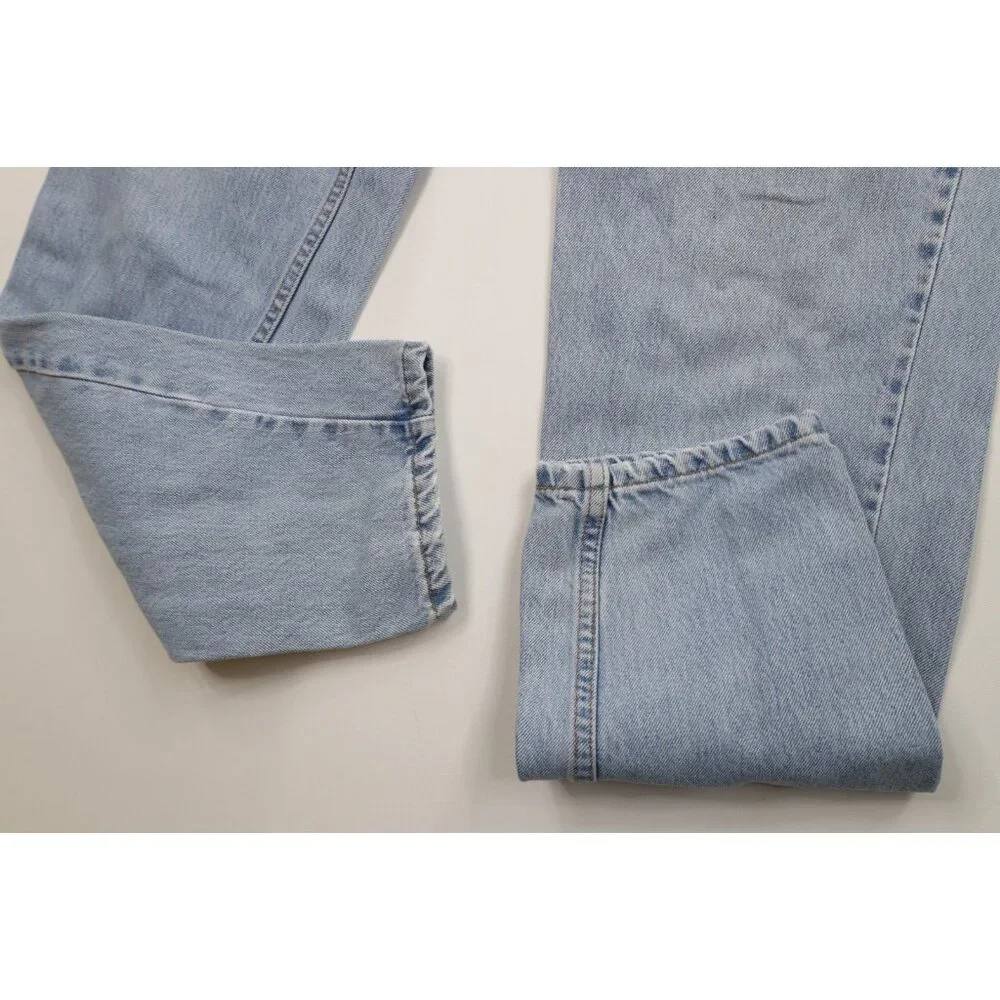 Vintage 90s Levis 550 Womens 16 Distressed Relaxed Fit Tapered Leg Denim Jeans - Picture 5 of 14